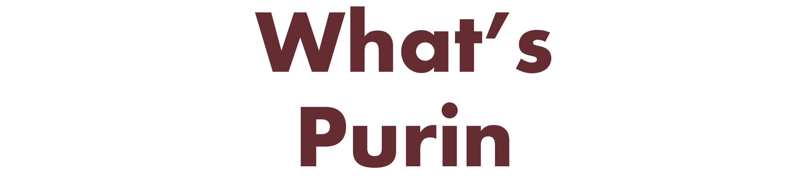 What's Purin